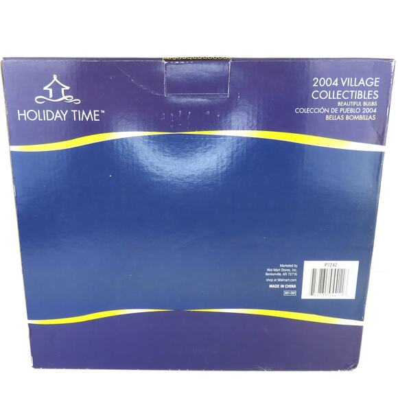 Holiday Time Beautiful Bulbs Porcelain Lighted Village Collectibles House 2004 - Picture 16 of 16